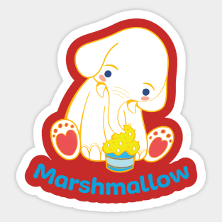 Marshmallow Sticker